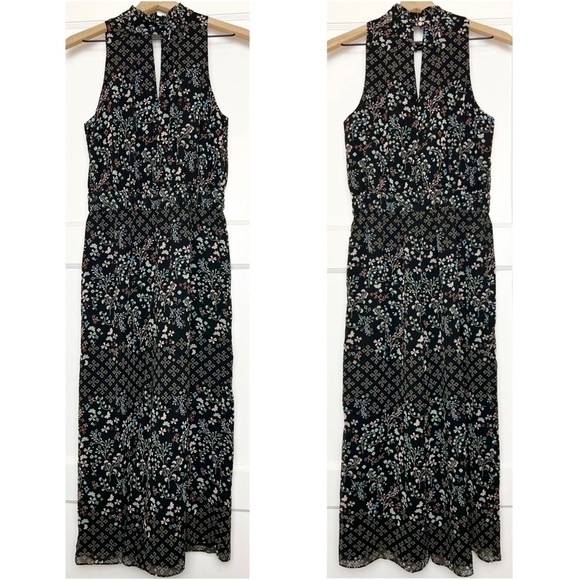 NWT‎ TED BAKER 70s Floral Halter Ruffle Neck Sleeveless Crop Wide Leg Jumpsuit 6 - Picture 10 of 16